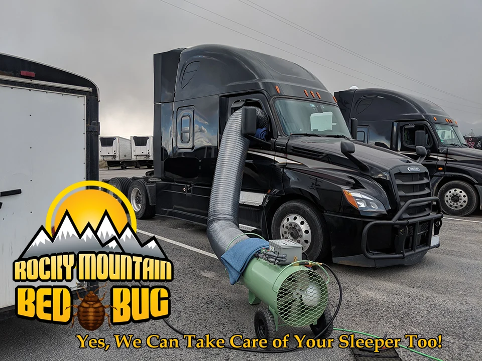 Truck Sleeper Cab Bed Bug Removal, Darby MT